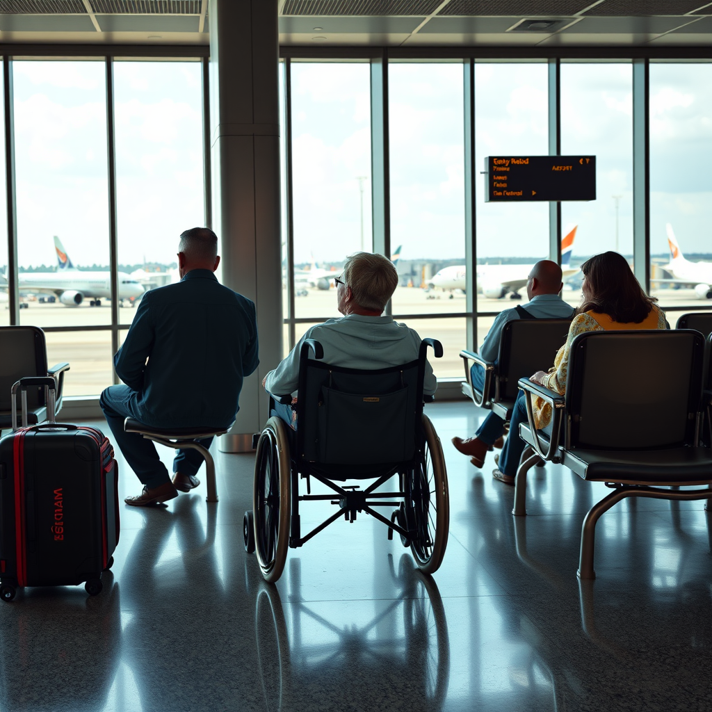Airline leaves wheelchair user and relatives stuck for ten hours